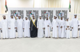 حمدان بن محمد يحضر أفراح الكتبي