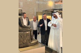 خليفة بن محمد بن خالد يشيد بدور متحف القاهرة في حفظ التراث الإنساني