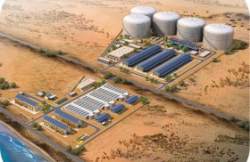 تواصل الأعمال الإنشائية في محطة تحلية المياه في أم القيوين