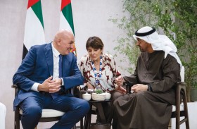 رئيس الدولة يزور فعاليات اليوم الثالث لمعرض دبي للطيران 2025 ويلتقي وزير الدفاع الإيطالي