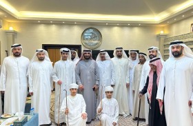 طالب بن صقر يستقبل منتسبي جمعية شمل للفنون