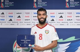 صاحب هدف تأهل الإمارات التاريخي: قادرون على الوصول لأبعد نقطة في مونديال الشاطئية