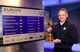 «أبطال الإمارات» يقودون الفريق الأوروبي في كأس رايدر