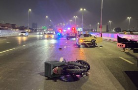 شرطة دبي تحذر من القيادة عكس حركة السير 