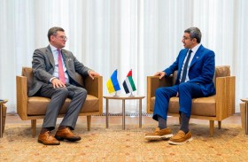 عبدالله بن زايد يلتقي وزير خارجية أوكرانيا في نيويورك