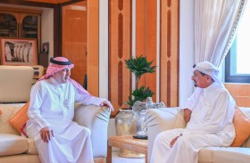 حاكم عجمان يستقبل السفير السعودي