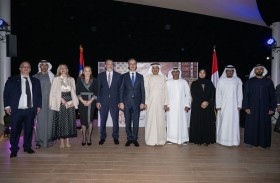 صقر غباش يحضر حفل السفارة الصربية باليوم الوطني