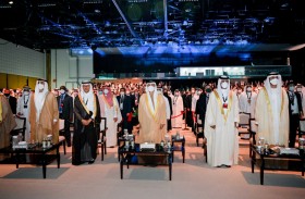 منصور بن زايد يشهد افتتاح النسخة الـ 37 من مؤتمر ومعرض أبوظبي الدولي للبترول أديبك