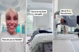 تكشف سر مرونة جسمها بعمر 73 عاماً