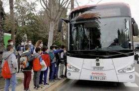 حافلة ذاتية القيادة في ملقة الإسبانية