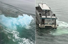 سفينة سياحية كادت تلقى مصير تايتانيك