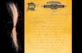 عرض خصلة من شعر جورج واشنطن للبيع