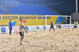 منتخب الكرة الشاطئية يبدأ مشواره في كأس آسيا بمواجهة أفغانستان اليوم