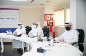   اجتماع تنسيقي بين نادي الشارقة ورعاية وبر الوالدين وجمعية المتقاعدين