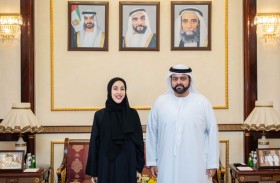 ولي عهد الفجيرة يستقبل وزيرة تمكين المجتمع ويؤكد أهمية تعزيز قيم المواطَنة الإيجابية