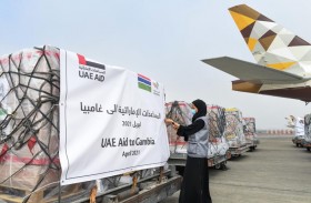 الإمارات ترسل طائرة مساعدات غذائية إلى غامبيا