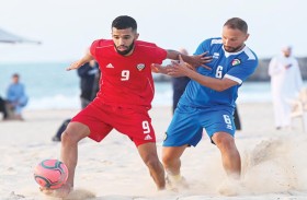 أبيض الشاطئية يختتم المرحلة الأولى من فترة الإعداد لنهائيات كأس آسيا