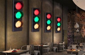 إشارات مرورية في المطاعم من أجل كورونا