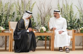 ولي عهد أبوظبي يحضر حفل زفاف سيف أحمد عتيق حبروش الرميثي 