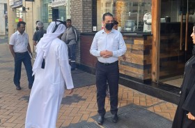 بلدية مدينة أبوظبي تدعو أفراد المجتمع إلى عدم التجمهر على الأرصفة وممرات المشاة ومداخل البنايات ومخارج الطوارئ