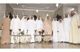سعيد بن طحنون يشهد أمسية رمضانية أقامها المستشار أحمد سودين