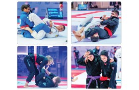 انطلاقة قوية لمنافسات فئة المحترفين في بطولة أبوظبي العالمية لمحترفي الجوجيتسو