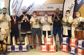 نجاح كبير لأول ترايثلون داخل القاعات