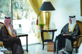 حاكم رأس الخيمة يستقبل القنصل العام السعودي
