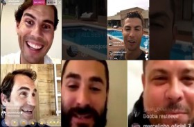 وسائل التواصل علاج مضاد للحجر عند نجوم الرياضة 