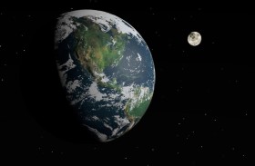 كوكب الأرض ليس  له قمر واحد فقط