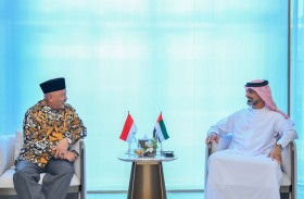 عمار بن حميد يستقبل سفير إندونيسيا