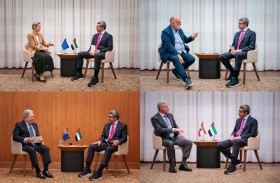 عبدالله بن زايد يلتقي عددا من وزراء الخارجية وكبار المسؤولين في نيويورك