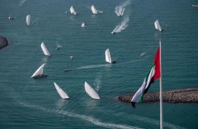 نادي أبوظبي للرياضات البحرية ينظم سباق غناضة للمحامل الشراعية 4 مارس