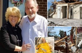 إعصار يترك زوجين مسنين بلا ذراعين