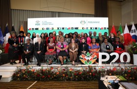 الشعبة البرلمانية تشارك في اجتماع مصاحب لقمة رؤساء برلمانات مجموعة الـ20 بجنوب أفريقيا