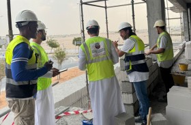 دائرة البلديات والنقل ممثلة ببلدية مدينة أبوظبي تعزز الوعي بشأن الوقاية من الحرائق في المواقع الإنشائية