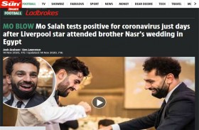 كيف تناولت الصحف الإنجليزية إصابة صلاح بكورونا؟