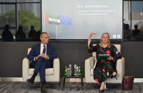 أنور قرقاش الدبلوماسية تستضيف حلقة نقاشية لمفوضة الاتحاد الأوروبي للشراكات الدولية