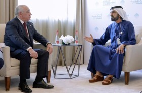 محمد بن راشد يبحث مع رئيس وزراء أذربيجان مجمل العلاقات الثنائية 
