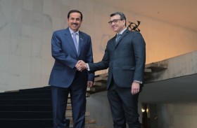 صقر غباش ووزير خارجية البرازيل يبحثان سبل تعزيز العلاقات الثنائية