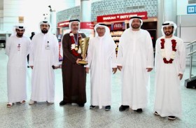 تريم مطر يستقبل فريق شطرنج العين الفائز ببطولة الأندية بالسعودية