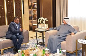 صقر غباش يبحث تعزيز العلاقات الثنائية مع أمين عام الاتحاد البرلماني الدولي