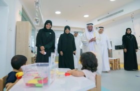حاكم الشارقة يفتتح حضانة واسط ويشهد توقيع اتفاقيتين مع مؤسسة تشايلد بيس البريطانية