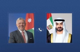 رئيس الدولة وملك الأردن يؤكدان أهمية إيجاد مسار للسلام العادل والشامل يقوم على أساس «حل الدولتين»