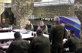 وزير الدفاع الروسي يزور منطقة العمليات العسكرية في أوكرانيا 