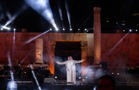 حسين الجسمي يرسم لوحة فرح أسطورية  مع الجمهور الأردني بالمدرج الروماني