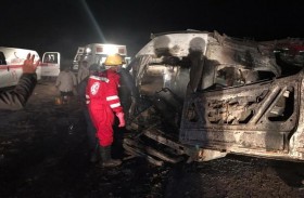 انتشال 14 جثة متفحمة بحادث مروع بالعراق