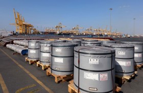 ميناء جبل علي وجافزا يشهدان نمواً في قطاع المعادن والصلب والبناء