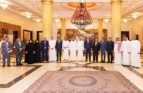 حاكم الفجيرة يستقبل رئيس البرلمان العربي ويؤكد على الجهود التي تدعم العمل المشترك