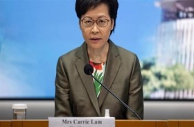 رئيسة هونغ كونغ مقدمة برنامج تلفزيوني